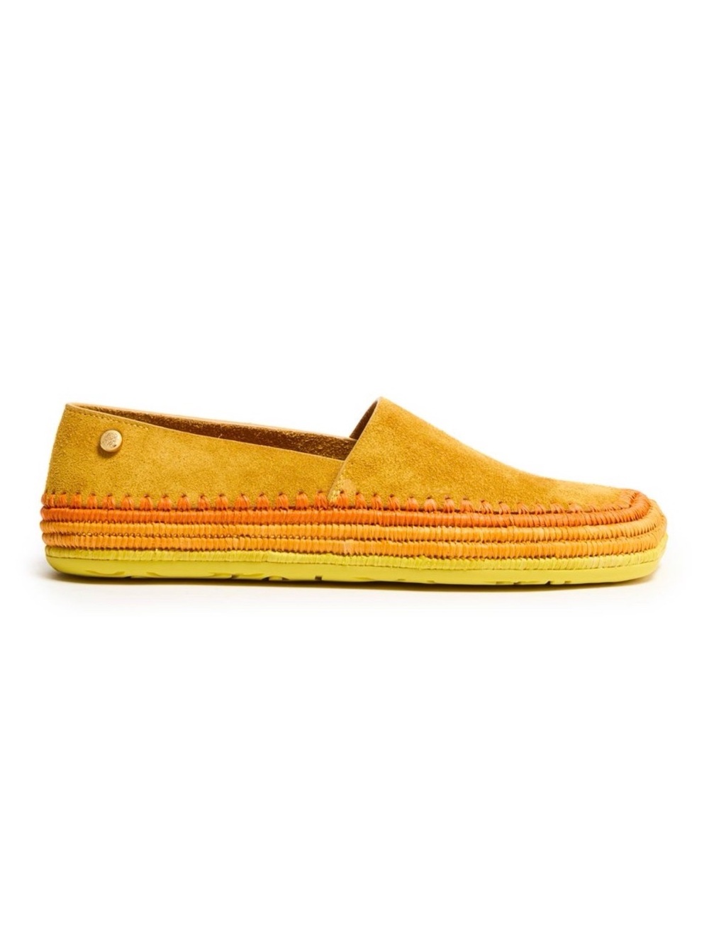 NEW LOEWE Rio Suede & Raffia Espadrilles - Orange Colorway - EU 41